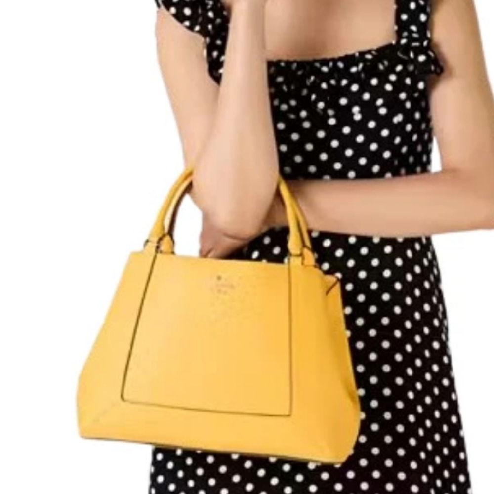 Kate Spade Mustard Yellow Satchel - Picture 9 of 13